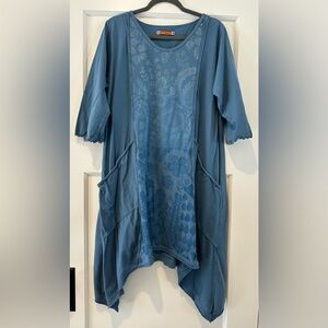 Blue Fish Wildflower Tunic - Blue Bird